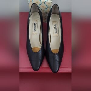 Enzo Angiolini Black Leather Heels